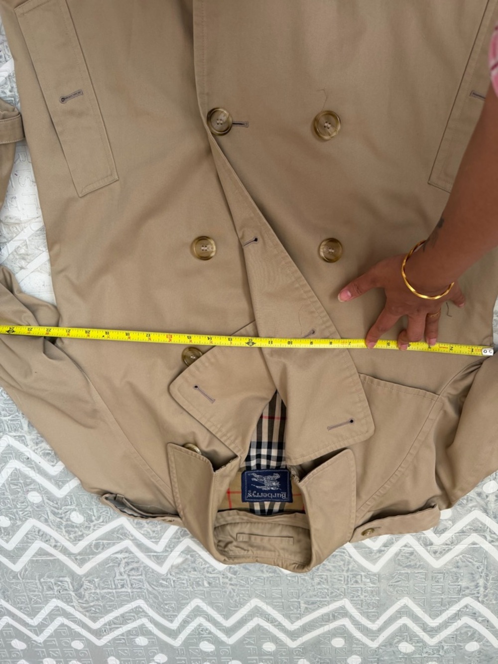 BURBERRY'S Trench Coat Size: Men Classi US small 38R small - Picture 9 of 16